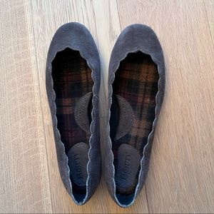 Born Gray Suede Flats